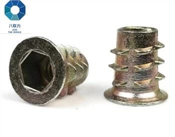 INSERȚII FILETATE CU FLANȘĂ DE ZINC METRICĂ HEX DRIVE